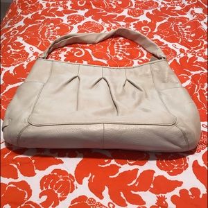 Cole Haan cream color leather purse